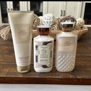 Bath and Body Works White Pumpkin and Chai